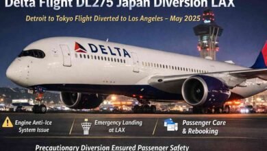 Delta Flight Dl275 Japan Diversion Lax