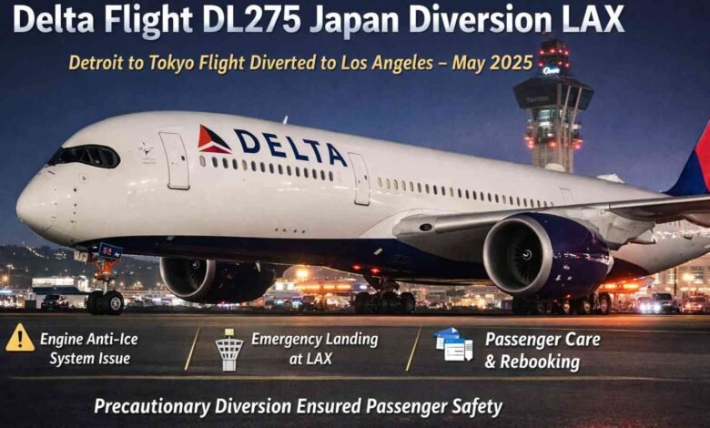 Delta Flight Dl275 Japan Diversion Lax