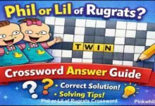 Phil or Lil of Rugrats Crossword