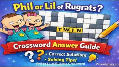 Phil or Lil of Rugrats Crossword